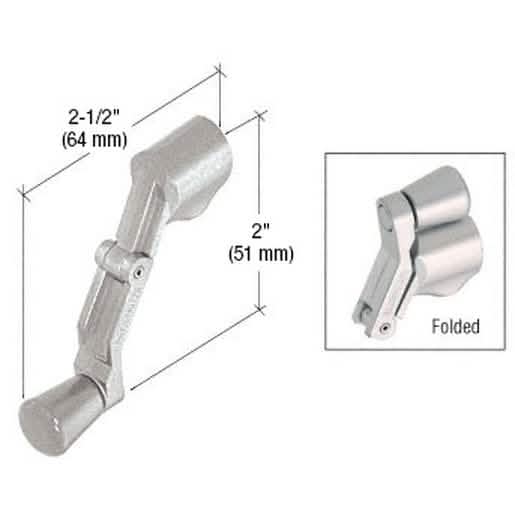 CRL Aluminum Universal Folding Handle - Durable, ergonomic design for versatile use.