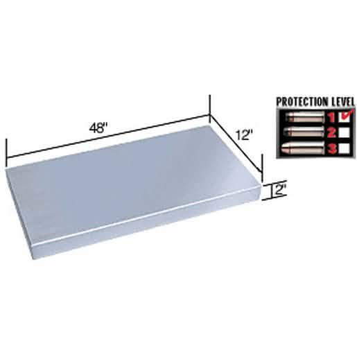 CRL Stainless Steel 48x12 Shelf: Durable, sleek design for modern storage solutions.