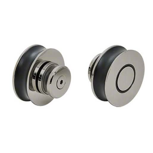 CRL Brushed Stainless Replacement Rollers - 2 Pack: Durable, sleek, and easy to install.