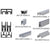 CRL 48" Satin Anodized Door Track Assembly D603/D601 w/ Nylon Wheels