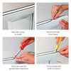 Gray woven pile weatherstripping on spool, water-resistant polypropylene backing, 0.25" pile, SKU A11425B