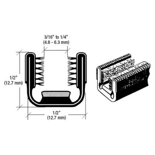 CRL 5V Rigid 96\" Channel for 1951-1954 Chevy/GMC Trucks Division Bar - Durable Fit