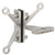 CRL 316 Brushed Stainless Steel RH 3-Arm Fin Mount Pivot Bracket