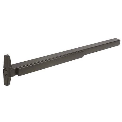 "Von Duprin Rim Panic Exit Device, Smooth Case, Dark Bronze, 48” Exit Only - Secure Access