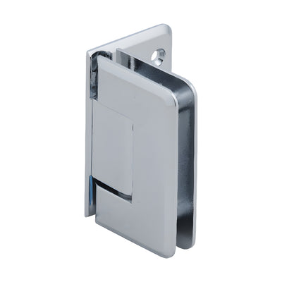 CRL Pinnacle 044 Polished Chrome Glass Door Offset Backplate Hinge