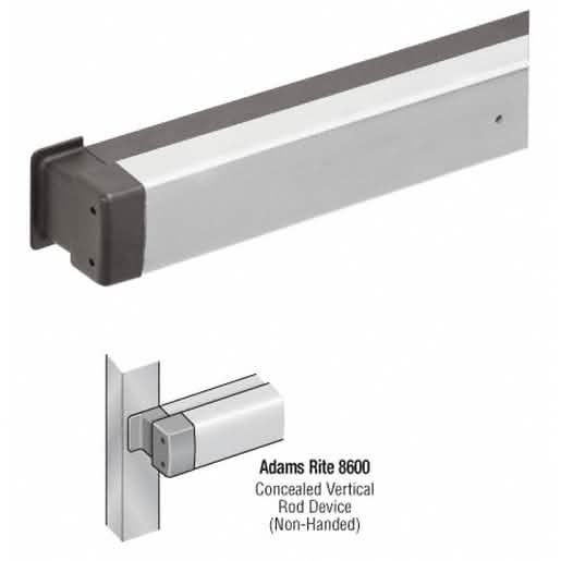 Clear Anodized Panic Concealed Vertical Rod, Adams Rite® 8600, 36" - CRL-U.S. Aluminum