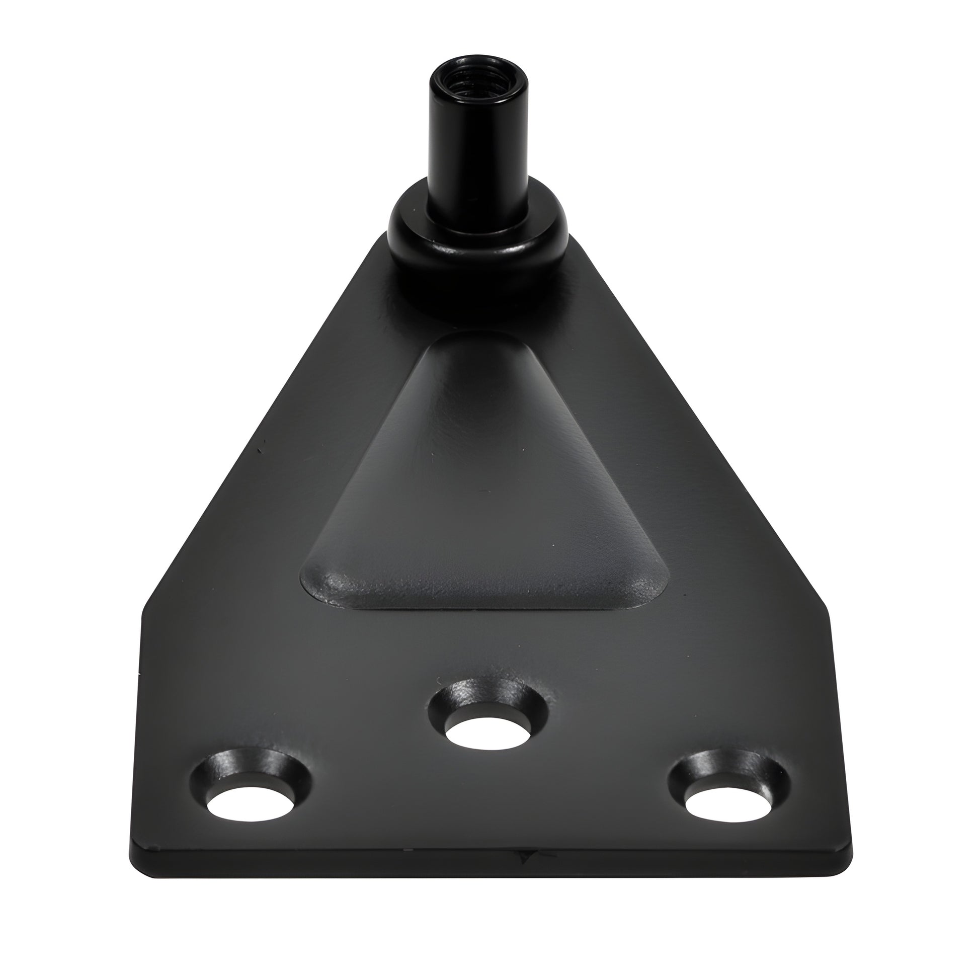 Black extruded aluminum parallel arm shoe bracket for surface-mounted door closers (replacement, SKU DC7PABBLK)
