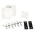 CRL White 90° Inside Fascia Mount Bracket