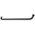 CRL 28" Matte Black Crossbar Glass Door Pull for 4x10 Center Locks