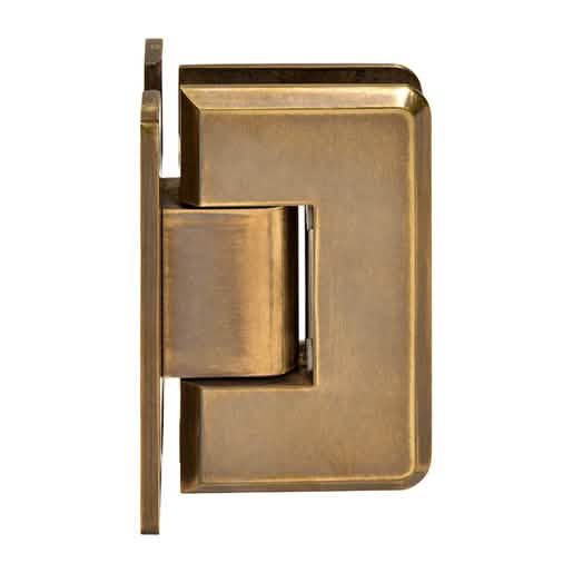 Vintage Brass Wall Mount Hinge - CRL Cologne 037 Series: Durable 'H' Back Plate Design