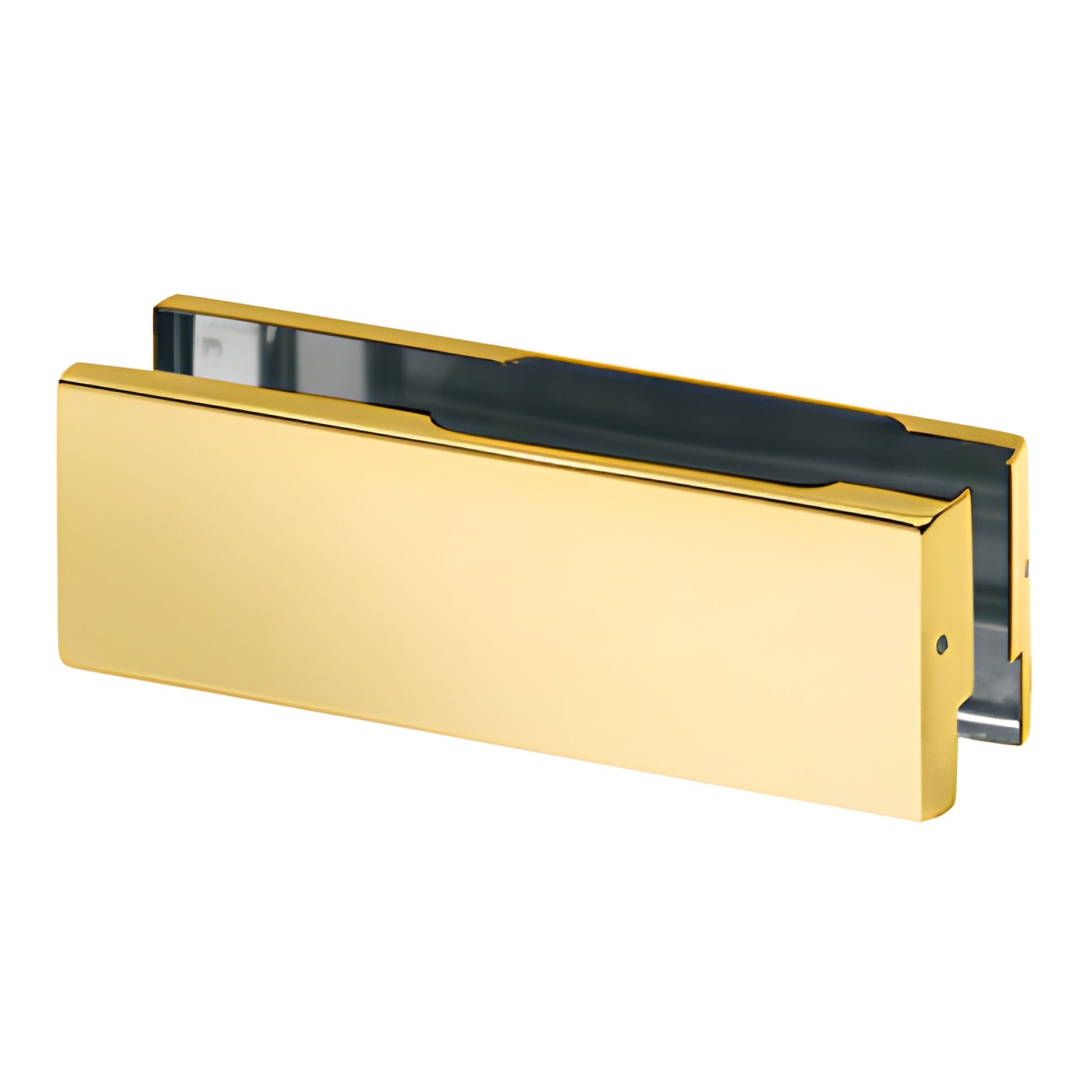 Polished brass replacement cover plates set for PH34 wall-mounted transom patch fittings, SKU 1NT102BR