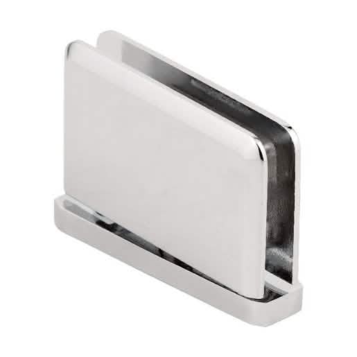 Polished Nickel Prima 01 Series Hinge - Pin Top Left/Bottom Right Mount for Glass Doors