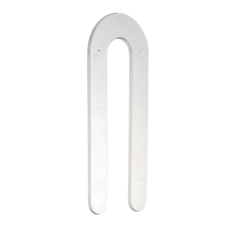 CRL CHS16 clear horseshoe plastic shim, 3-1/2 in high-impact styrene leveling for windows and doors