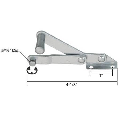 CRL Right Hand Louver Window Operator for International - Durable and Efficient Design