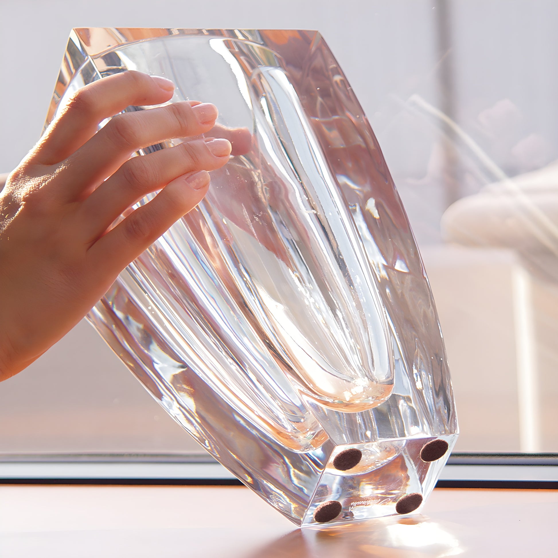 Brown felt adhesive bumper pads, 3/4-inch circles on a roll (1/16-inch thick), bulk 1,000 per roll.