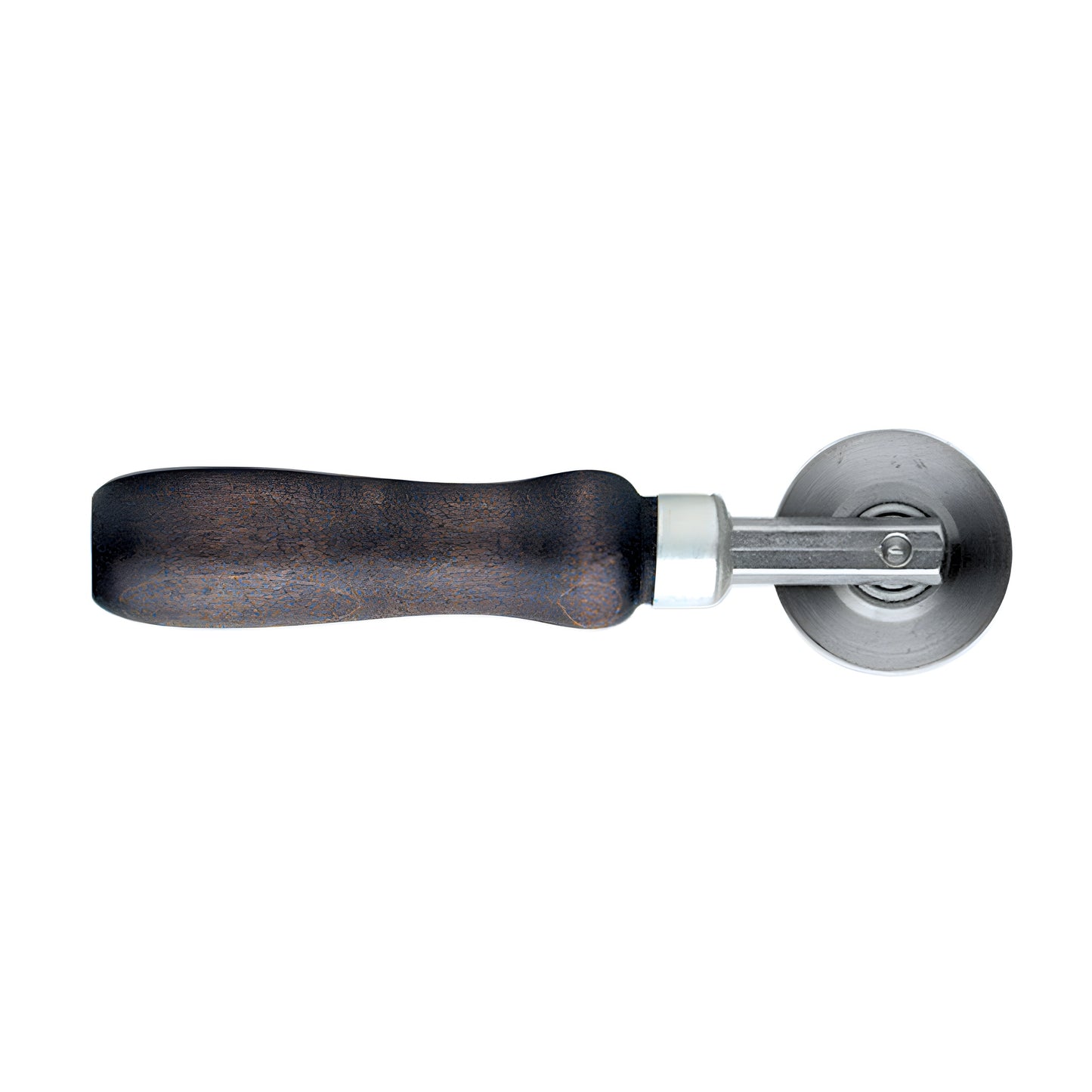 CRL 27S5 steel round-edge screen roller with 2-1/2 in steel wheel and contoured wood handle