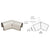 CRL 316 Polished Stainless 1-7/8" Dia 135° Roll-Form Horizontal Corner