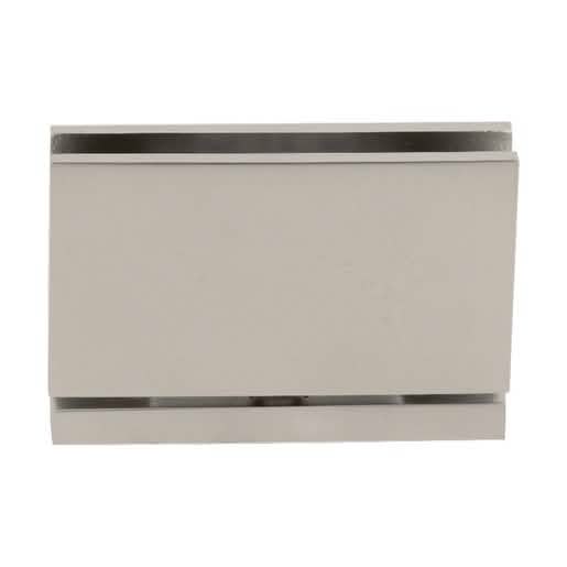 CRL Brushed Nickel Cardiff Series Hinge – Top/Bottom Mount, Sleek & Durable Design