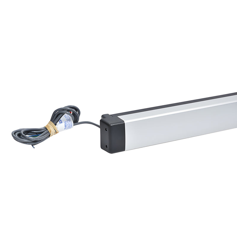 8200 Series Adams Rite 48" clear-anodized motorized narrow-stile surface vertical rod exit device (MLR), SKU DH8211MLR48628