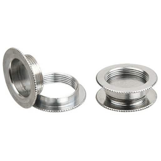 CRL Anochrome Showcase Threaded Finger Pull, 50 pairs - Durable, sleek design for cabinets
