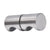 CRL Brushed Chrome E-Z Grip Back-to-Back Shower Door Knobs