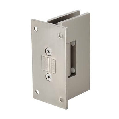 Satin Nickel Vienna 337 Adjustable Wall Mount Hinge with Full Back Plate, CRL Series