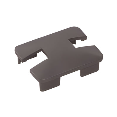 CRL Matte Bronze Notched Cap for 180 Degree Center Post