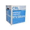 A bulk shipping box containing 30 cartridges of CRL industrial and construction RTV silicone.