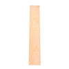 A top-down view of a single 8-inch long pine wood shim.