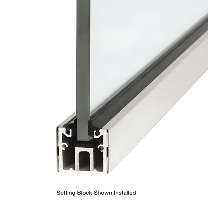 CRL Aluminum Neoprene Glass Setting Block for Window Glazing
