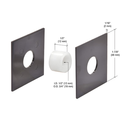 CRL 2" Replacement Gasket Kit for SS0B Standoff Glass Railing