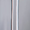 A close-up view shows the transparent, water-clear texture of the silicone sealant bead.