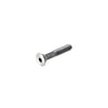 A close-up view of the 2-1/4 inch stainless steel extension bolt featuring a flat head design.