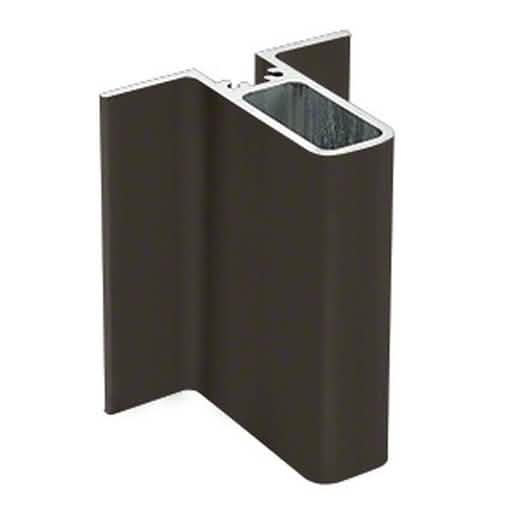 "Matte Bronze Fascia Mount Bracket - Sleek, Durable Trim-Line Design for Modern Installati