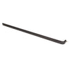 Dark bronze anodized extruded aluminum push bar for storefront doors, 48" max, SKU DL9540DU