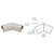 CRL 316 Polished Stainless Steel 1.5" Roll-Form 135° Horizontal Corner