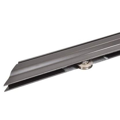 Bronze finish sliding screen door kit, stainless steel, 37"x81", CRL NRD K.D. Kit.