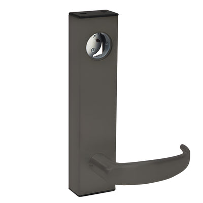 Adams Rite 3080 Dark Bronze Electrified Door Trim Lever with Hole