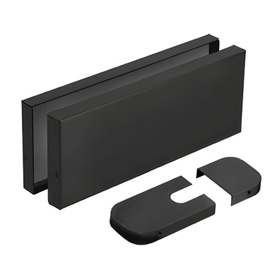 CRL Matte Black Hydraulic Patch Fitting Cover for Glass Doors