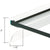CRL 36" White Aluminum Glass Shelf Mounting Kit for 1/4" Glass