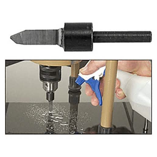 CRL 1/4" Prismatic Glass Drill - Precision Tool for Glass Drilling, Durable & Efficient