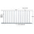 CRL Mill 200/300/350/400 Series 72" x 36" Metal Picket Fence Panel