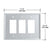 CRL Clear Triple Glass Mirror Plate - Designer Replacement Panel