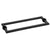 CRL 24 in Matte Black Back-to-Back Double Towel Bar Wall Mount