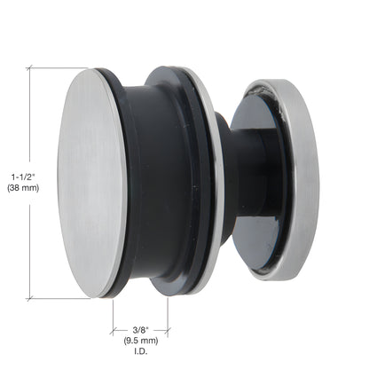 Brushed stainless steel replacement roller for Serenity SER78 sliding shower door (SKU SERNR1BS), for 8-10mm tempered glass