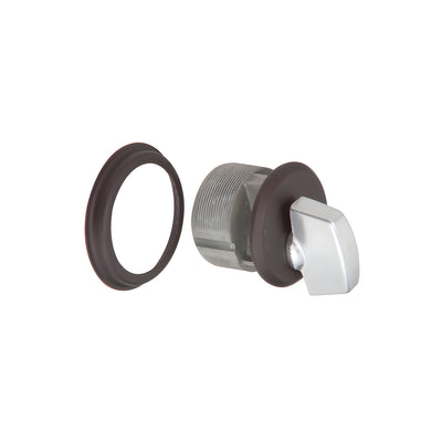 CRL Dark Bronze Mortise Door Lock with Aluminum Thumbturn Cylinder