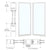 CRL-U.S. Aluminum 250T White KYNAR® Thermal Door Pair - Narrow Stile
