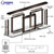 CRL Barbara Horizontal Sliding Pass-Through Assembly with D7 Header