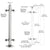 CRL 316 Stainless 42 in Polished 90° Corner Post Railing Kit