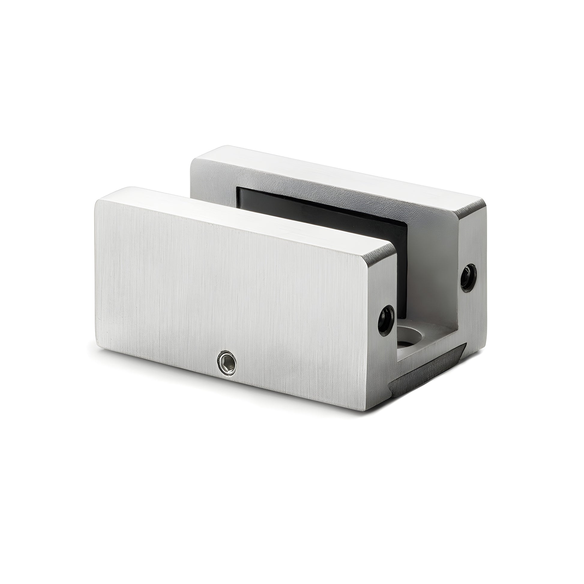 Brushed stainless replacement adjustable door guide LAT34DGBS for Latitude 34 sliding glass doors.